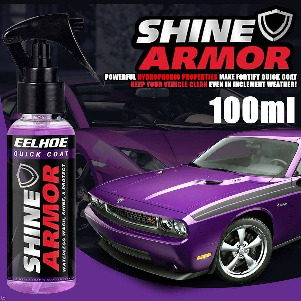 Shine Armor Fortify Quick Coat Waterless Car Wash 2-pack